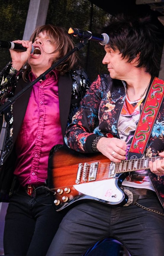 The Rolling Clones performing at Glastonbarry 2025