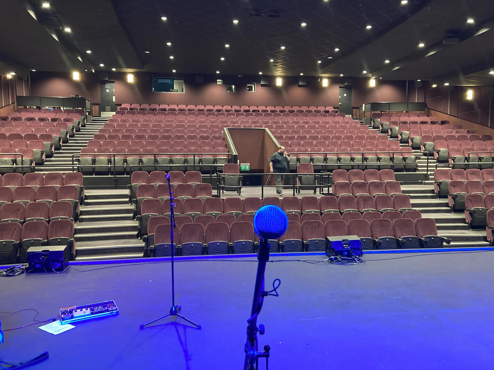 The Rolling Clones performing in a theatre